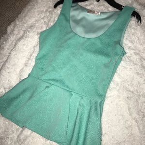 Detailed peplum top!